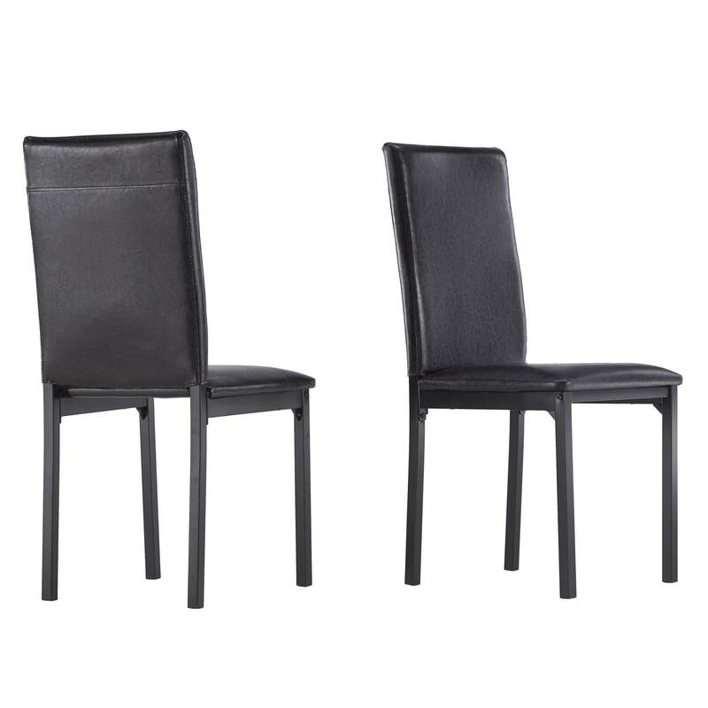 Darcy Faux Marble Top Metal 5-Piece Dining Set by iNSPIRE Q Bold - Espresso