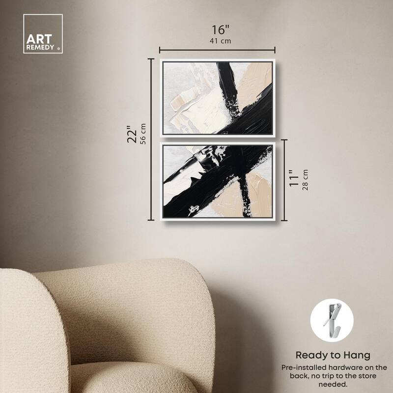 Graphic Impact II Canvas Set of 2 by Art Remedy