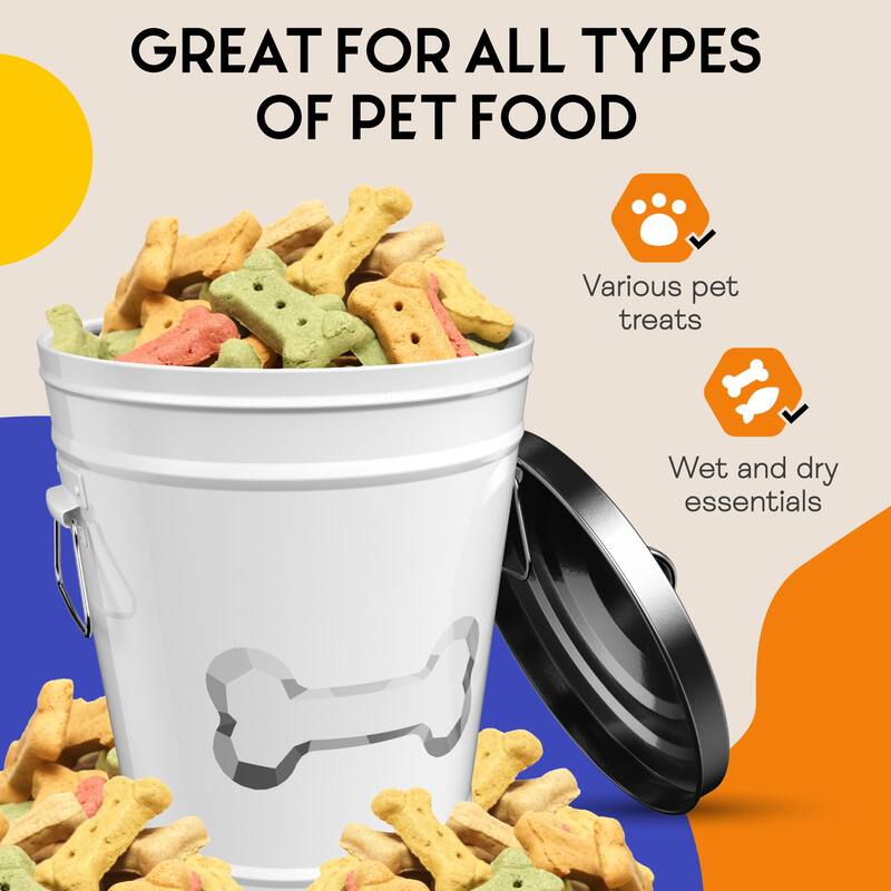 Amici Pet Food Zentangle Safe Storage Canister