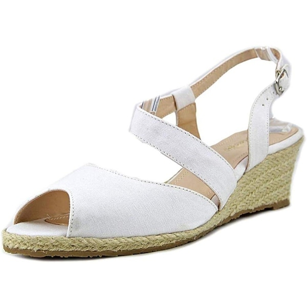 espadrille peep toe sandals