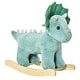 preview thumbnail 6 of 7, Baby Rocking Hors for 3-6 Year Old - Green - 25.25"L x 11.75"W x 21.25"H