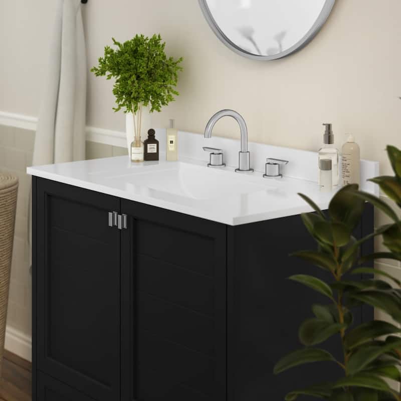 Bathroom Vanity with Undermount Sink, Cabinet, and Drawer