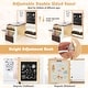 preview thumbnail 19 of 21, Costway Kids Art Center Wooden Table Bench Set Adjustable Double-Sided - See Details
