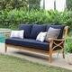 preview thumbnail 41 of 45, Cambridge Casual Lowell 5-piece Teak Wood Outdoor Conversation Set