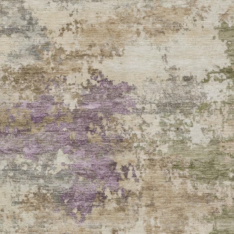 HomeRoots Abstract Transitional Rectangle Outdoor Rug - 5' X 8'