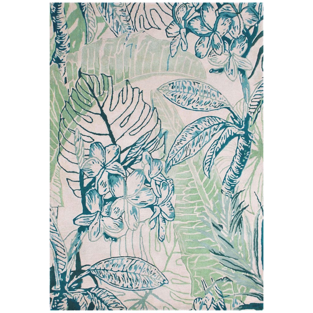Domani Classics Hand-Tufted Wool Modern Palms Area Rug