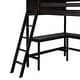 preview thumbnail 20 of 21, Merax Wooden Loft Bed with Shelves and Desk