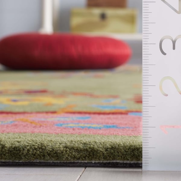 dimension image slide 1 of 4, SAFAVIEH Handmade Metro Helgine French Country Wool Rug