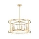 preview thumbnail 4 of 14, Hunter Astwood 26" 6 Light Chandelier, Dining Room, Kitchen, Cage - Art-Deco, Transitional, Contemporary