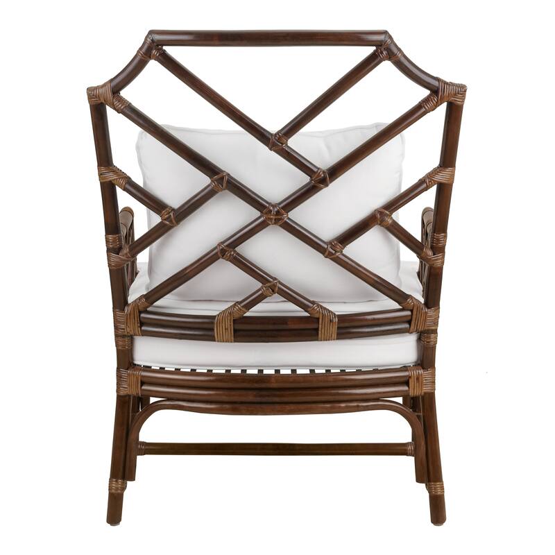 NPD Furniture Kara Rattan Accent Arm Chair