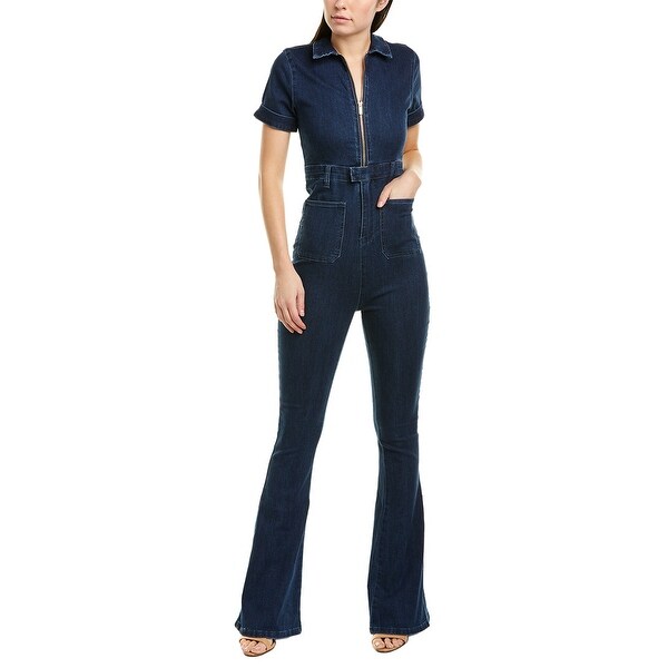 denim jumpsuit stretch