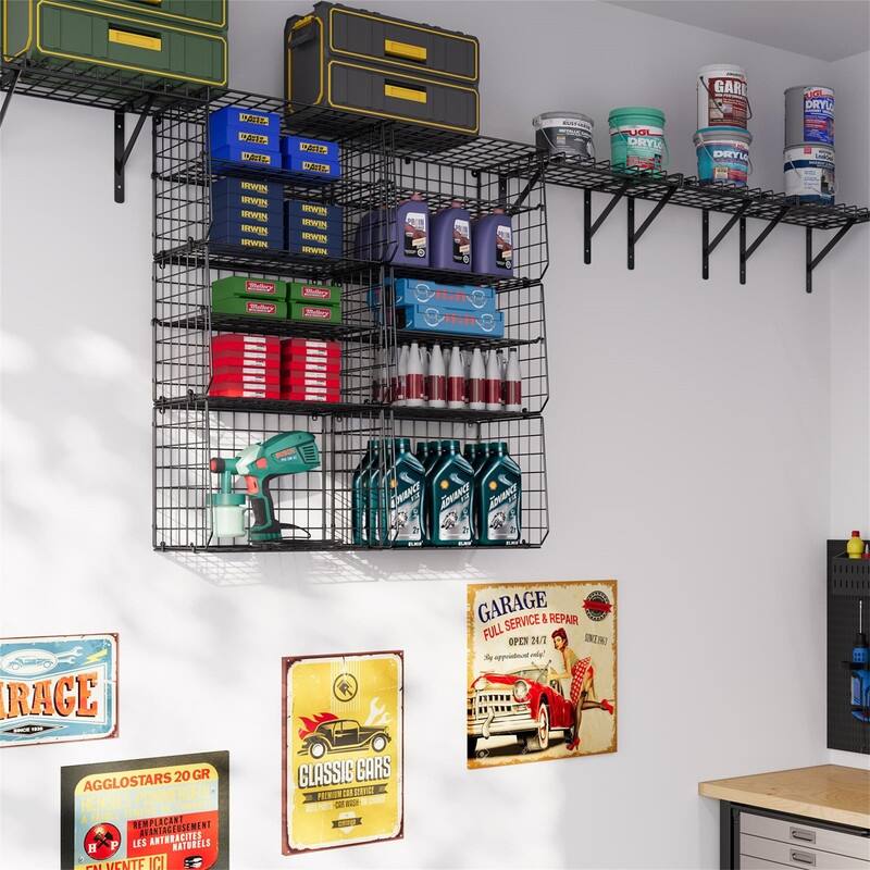Laundry Room Shelves Over The Washer and Dryer - 11.7"D x 46.8"W x 35.1"H