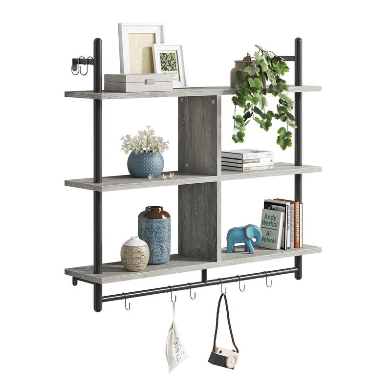 41 inch Wall Shelves 3-tiers Floating Shelf - 41 inch