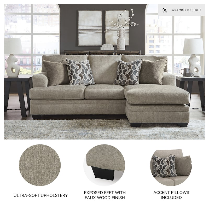 Signature Design by Ashley Stonemeade Sofa Chaise - 92" W x 62" D x 39" H