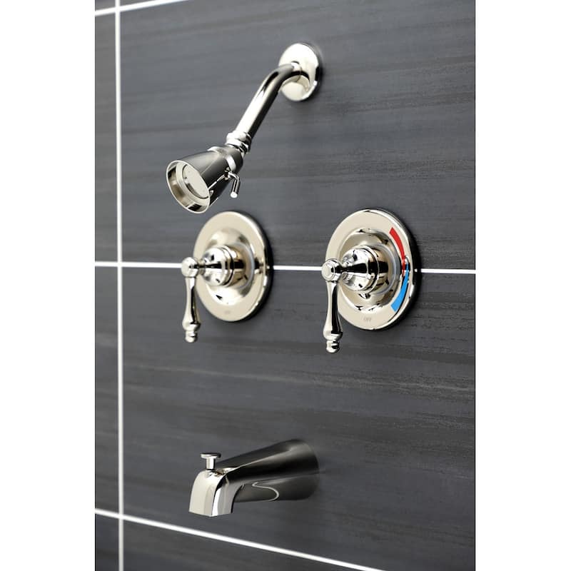 Vintage Pressure Balanced Two-Handle Tub and Shower Faucet