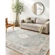 preview thumbnail 1 of 10, Becki Owens x Livabliss Marlene Area Rug Blue/Cream - 2' 2" x 3' 9"
