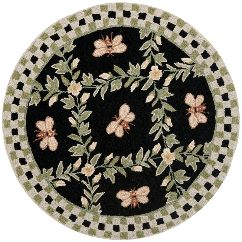 SAFAVIEH Handmade Chelsea Aubree French Country Trellis Wool Rug