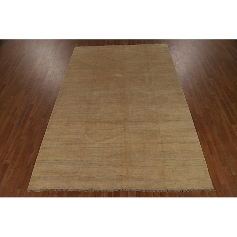 Gabbeh Oriental Area Rug Handmade Wool Carpet - 6'6" x 9'9"