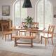 Option Oak Chairs and Bench
