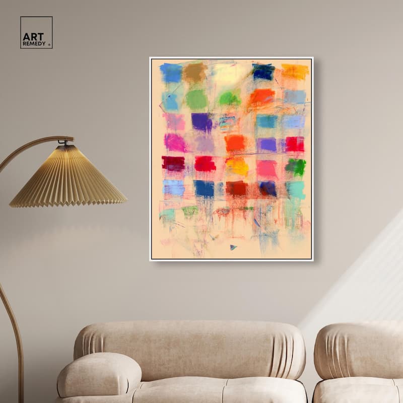 Color Blocks Canvas by Art Remedy