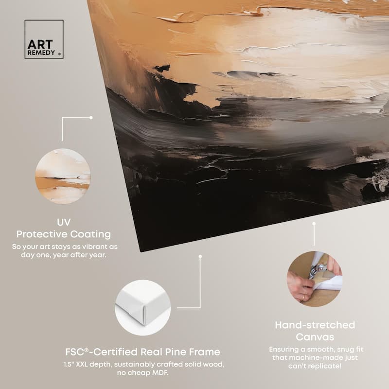 Baked Clay III Canvas by Art Remedy, Gallery Wrapped