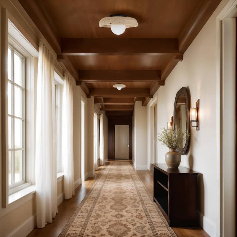 Renwil Myrtos 4.92" Height Wall Sconce, Beige