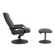 preview thumbnail 66 of 69, Contemporary Multi-Position Recliner and Ottoman with Wrapped Base