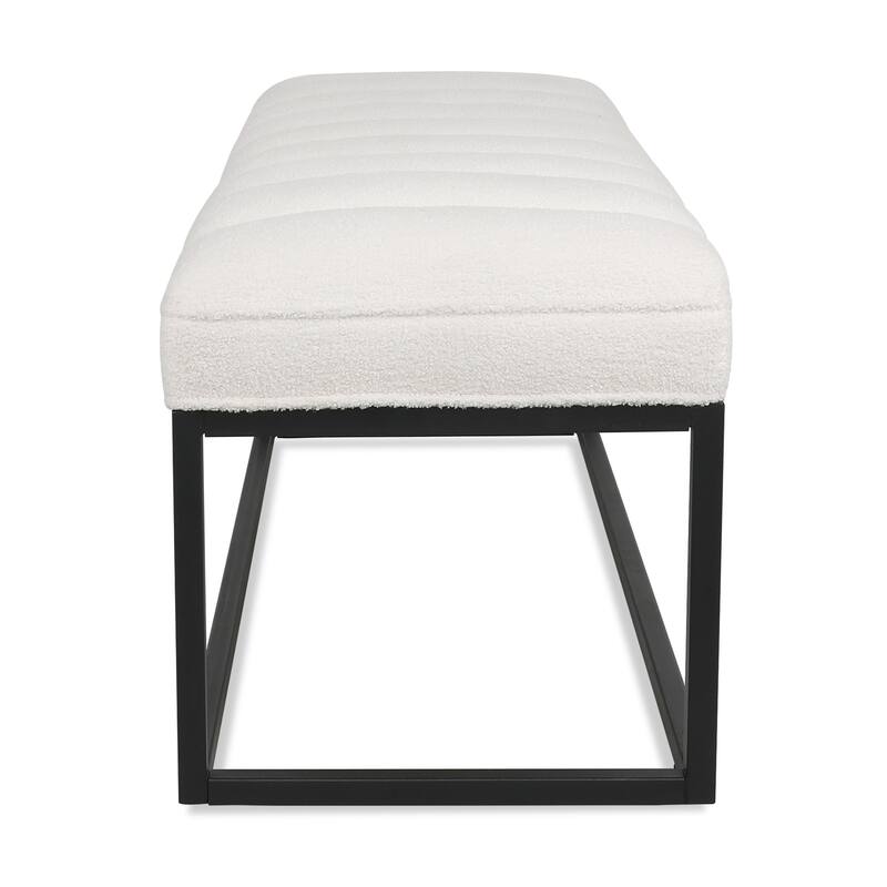 Exquisite Velvet Upholstered Footrest, Bedroom End of Bed Stool Leisure Stool Corridor Stool for Living Room Foyer