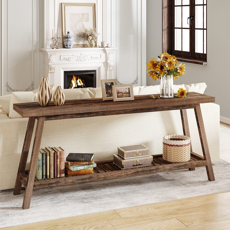 Farmhouse 70.9 Inches Console Entryway Table