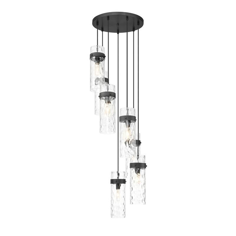 Z-Lite 7002P5-7R Fontaine 7 Light 20" Wide Chandelier