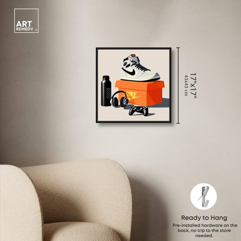 Important Sneaker Accessories Canvas by Art Remedy