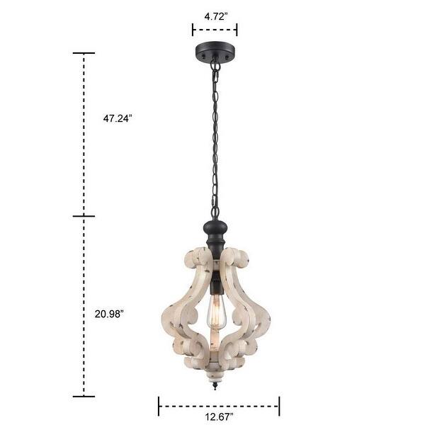 Shop Vintage Industrial Distressing Wooden Farmhouse Chandelier
