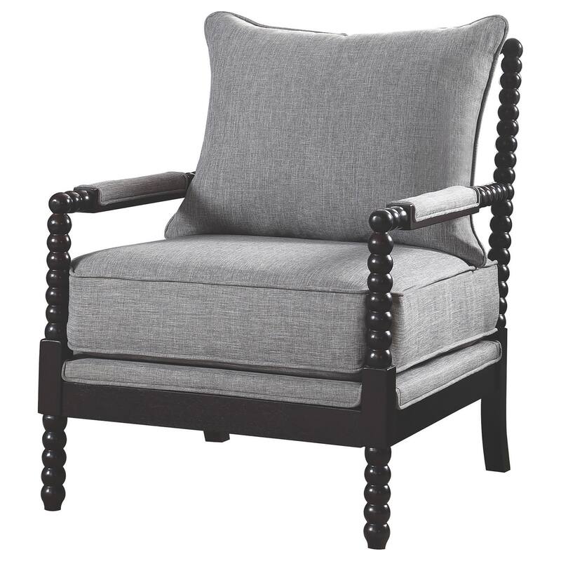 Blanchett Upholstered Bobbin Accent Chair