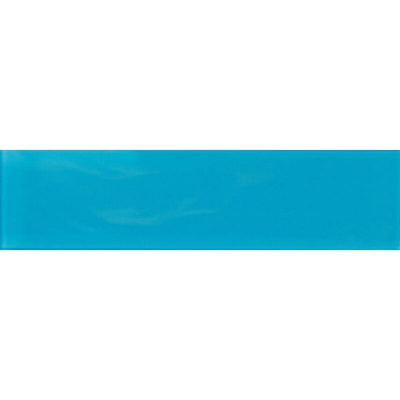 Apollo tile 3" x 12" Colorway Glossy Sapphire Blue Glass Tile (5 sq ft/case) - 20 Pack