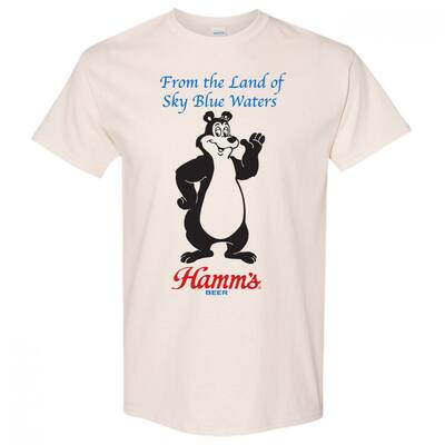 Hamms Beer Bear From The Land Of Sky Blue Waters TShirt