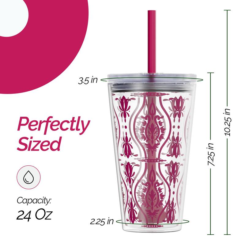 Copco Minimus Tumbler With Removable Straw And Double Wall Insulation - 24 oz.