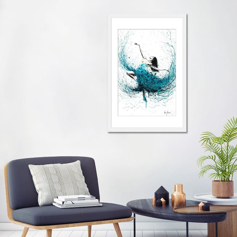 iCanvas "Teal Dancer" by Ashvin Harrison