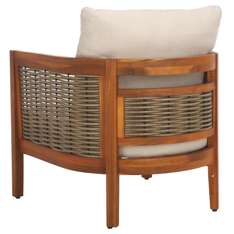 SAFAVIEH Outdoor Living Amanda Chair [SET of 2] - 28"W x 30"D x 25"H