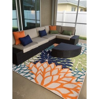 Havenside Home Best Sail Bridge Outdoor 6-piece Wicker Sofa Set