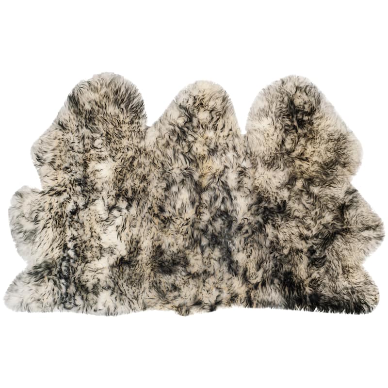 SAFAVIEH Handmade Natural Sheepskin Leanca 3.4-inch Thick Rug