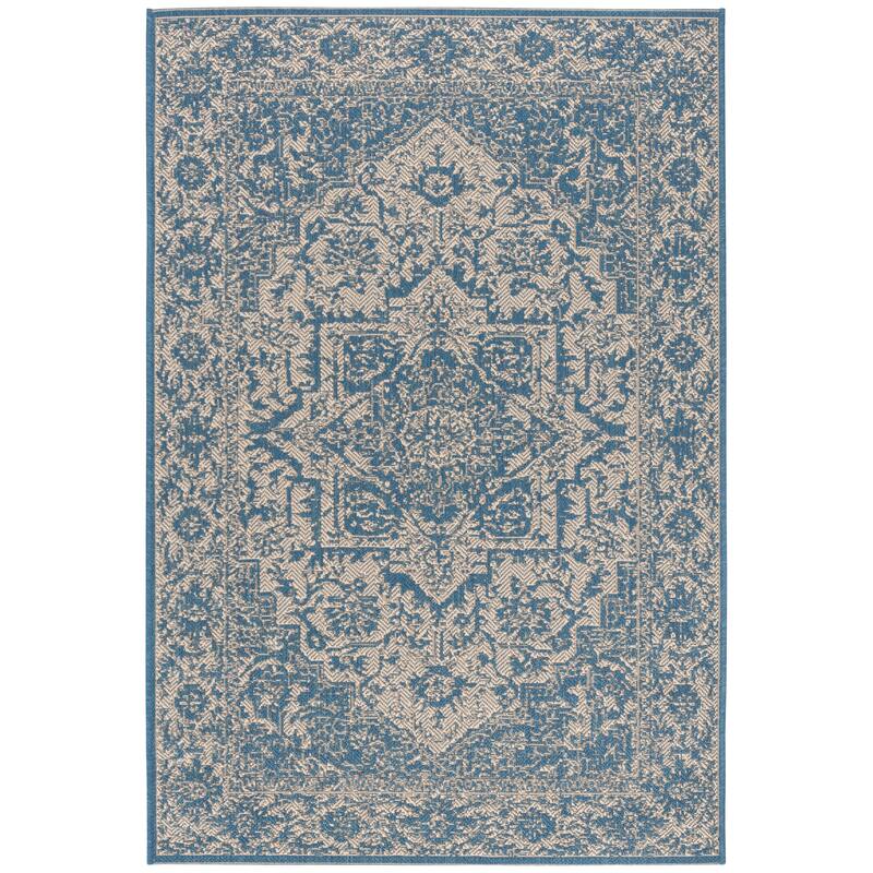 SAFAVIEH Linden Karol Indoor/ Outdoor Waterproof Patio Backyard Rug