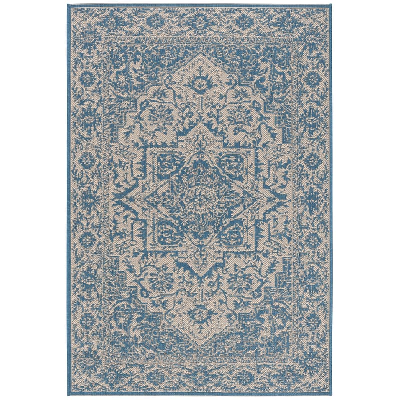 SAFAVIEH Linden Rick Indoor/ Outdoor Patio Backyard Rug