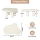 preview thumbnail 3 of 17, Modern Cloud Coffee Table Center Table for Living Room