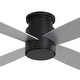 preview thumbnail 5 of 12, WINGBO 44" and 52" Flush Mount DC Ceiling Fan without Lights, 4 Reversible Blades