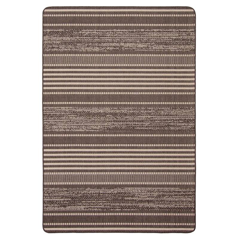 ECARPETGALLERY Cabana Indoor/ Outdoor Rug - 3'3 x 4'7 - Chocolate