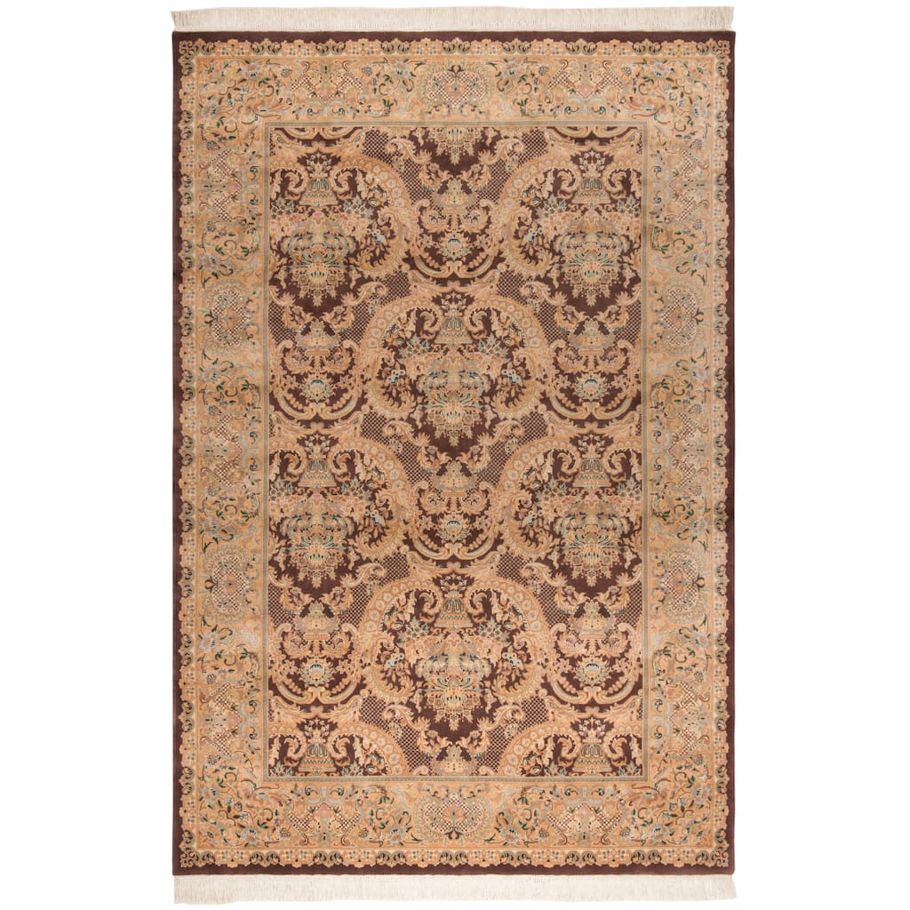 SAFAVIEH Couture Hand-knotted Versailles Mareka Traditional Oriental Silk Rug