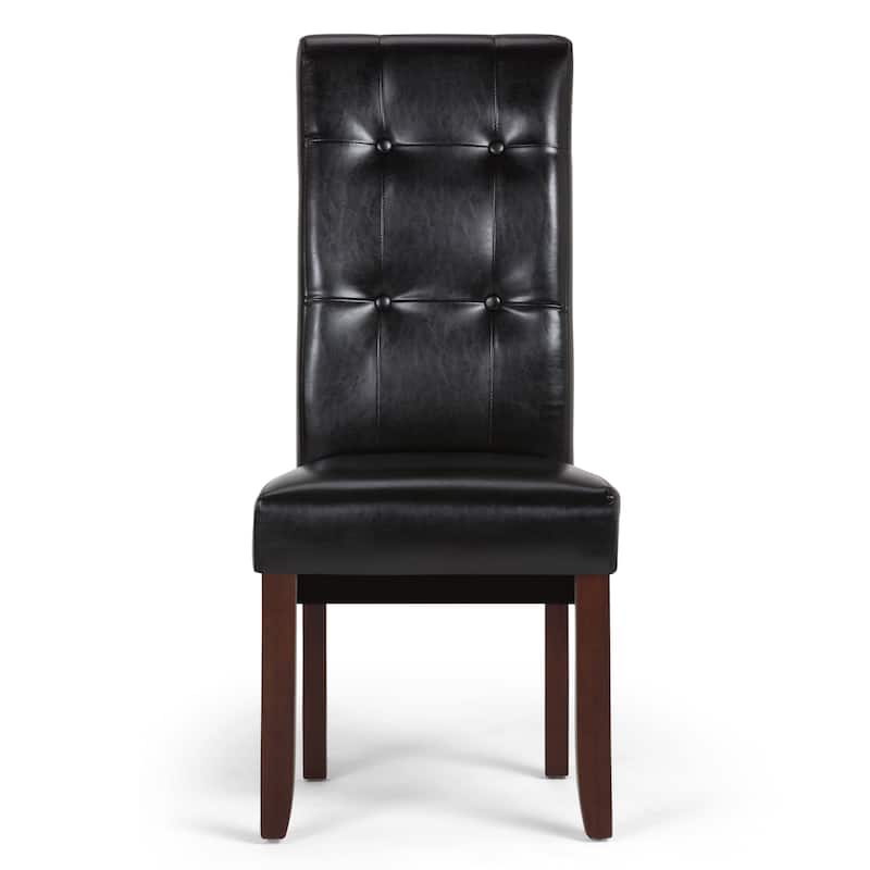 WYNDENHALL Essex Deluxe Tufted Parson Chair (Set of 2) - 18.9"w x 19.3"d x 42.1"h