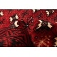 ECARPETGALLERY Hand-knotted Teimani Red Wool Rug - 3'8 x 6'10 - Bed ...