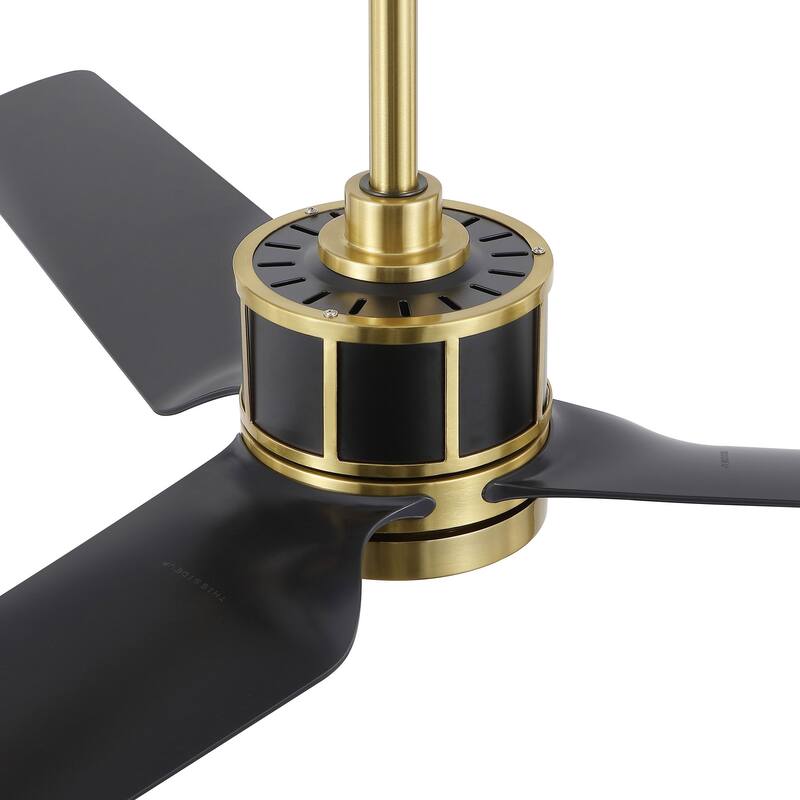 52" Reversible 3-Blade Smart LED Ceiling Fan with Remote Control and Light Kit
