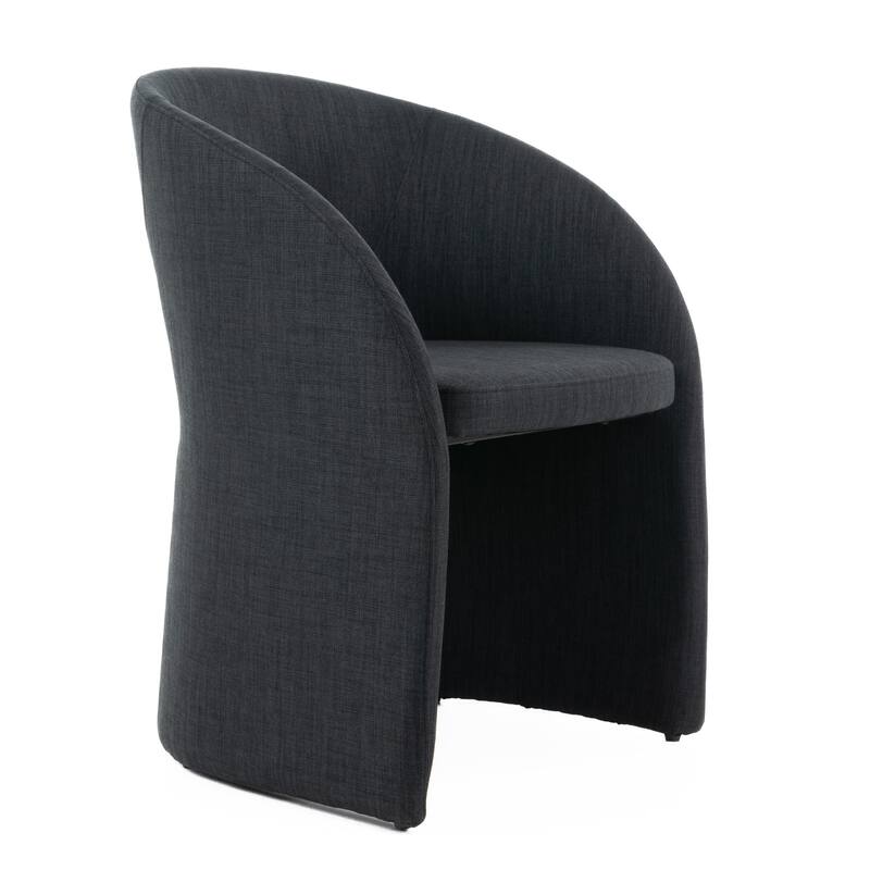 Modrest Brea Modern Charcoal Fabric Dining Chair